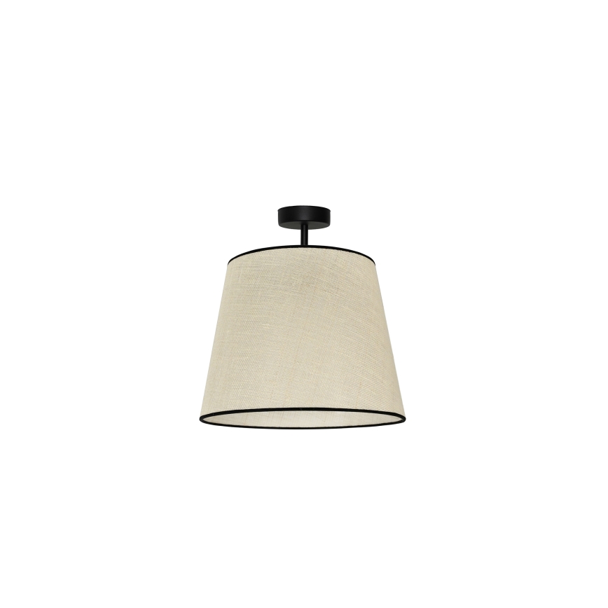 Duolla - Припотолочная люстра YUTE 1xE27/15W/230V диаметр 38 см серый/черный