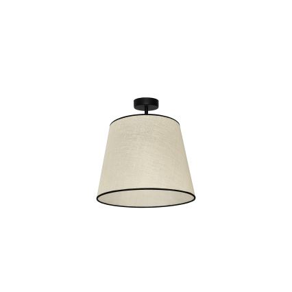 Duolla - Припотолочная люстра YUTE 1xE27/15W/230V диаметр 38 см серый/черный