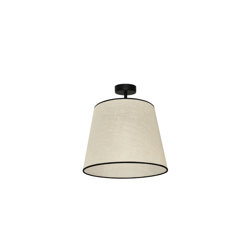 Duolla - Припотолочная люстра YUTE 1xE27/15W/230V диаметр 38 см серый/черный