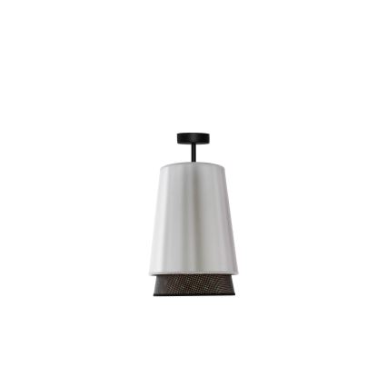 Duolla - Пристельова люстра BELL SHINY 1xE27/15W/230V діаметр 25 см срібний/чорний