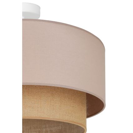 Duolla - Пристельова люстра  BOHO 1xE27/15W/230V діаметр 45 см бежевий/коричневий