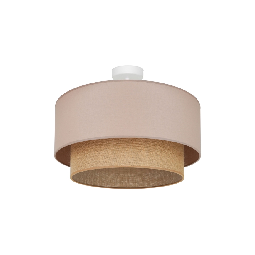 Duolla - Пристельова люстра  BOHO 1xE27/15W/230V діаметр 45 см бежевий/коричневий