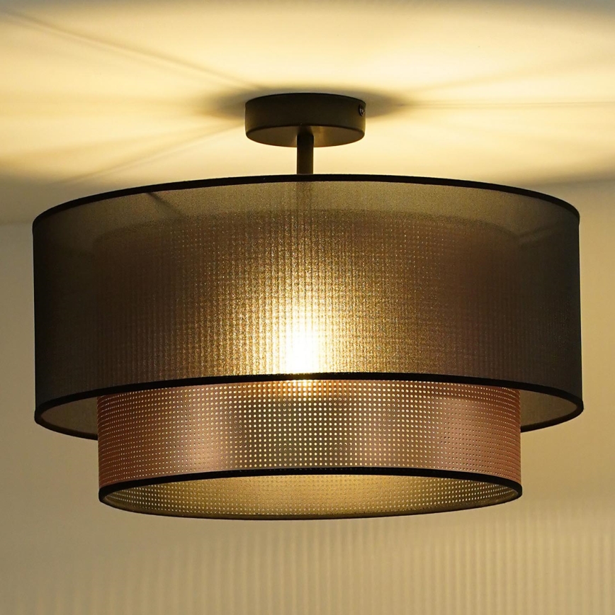 Duolla - Пристельова люстра COPPER SHINY 1xE27/15W/230V діаметр 45 см коричневий/мідний