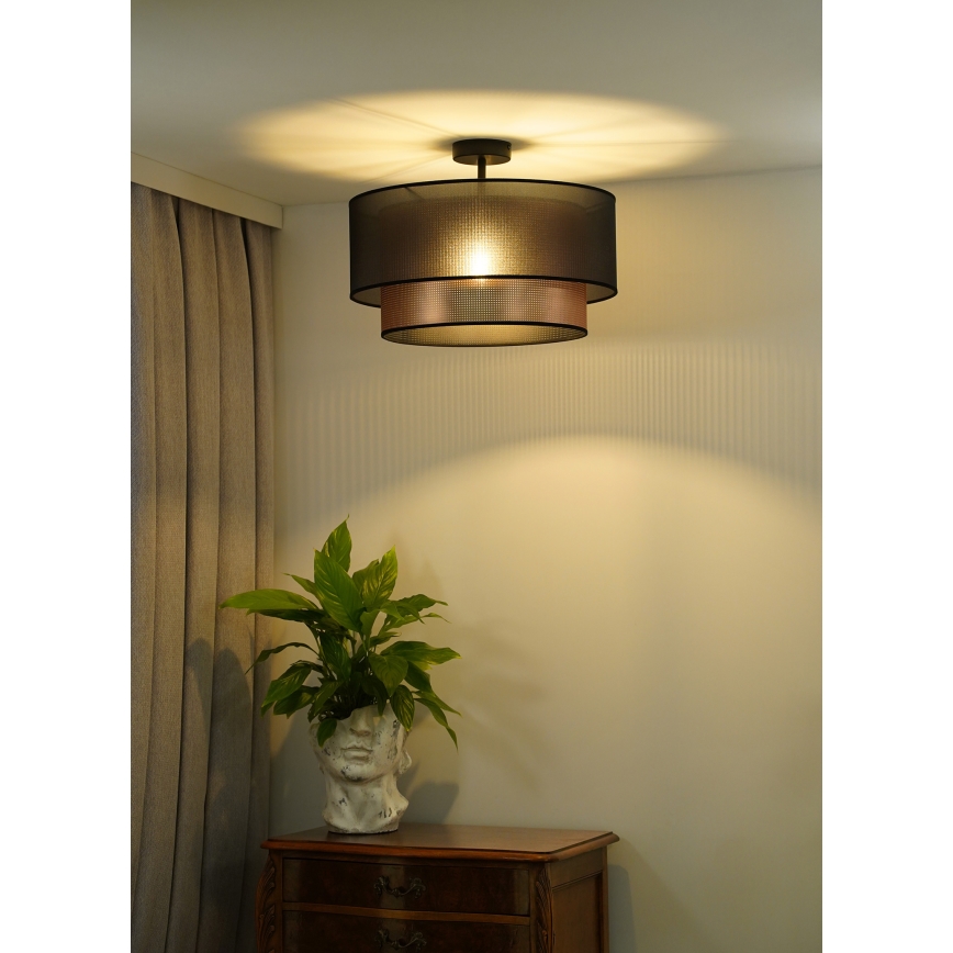 Duolla - Пристельова люстра COPPER SHINY 1xE27/15W/230V діаметр 45 см коричневий/мідний