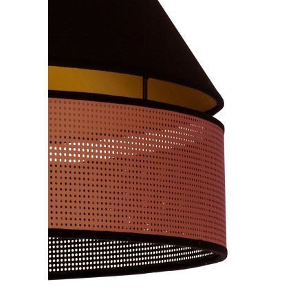 Duolla - Пристельова люстра COPPER SHINY 1xE27/15W/230V діаметр 60 см чорний/мідний