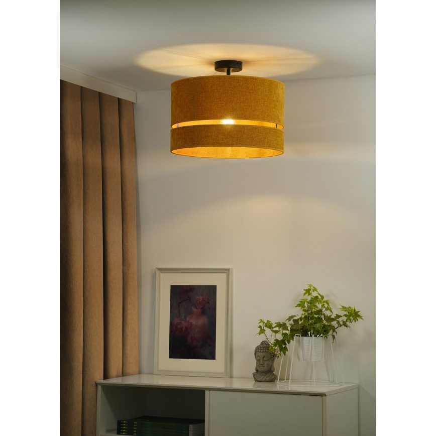 Duolla - Пристельова люстра DOUBLE 1xE27/15W/230V діаметр 40 см помаранчевий