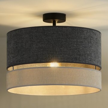 Duolla - Пристельова люстра DOUBLE 1xE27/15W/230V діаметр 40 см сірий