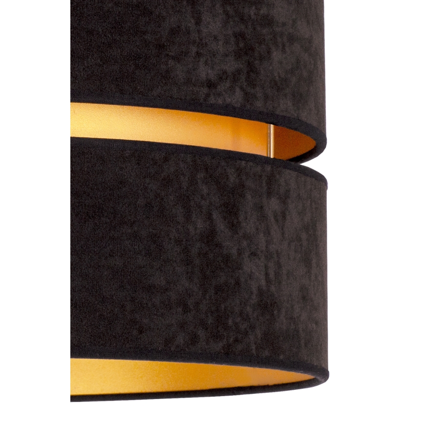 Duolla - Пристельова люстра DUO 1xE27/15W/230V діаметр 40 см чорний/золотий