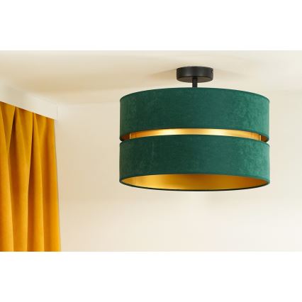 Duolla - Пристельова люстра DUO 1xE27/15W/230V діаметр 40 см зелений/золотий