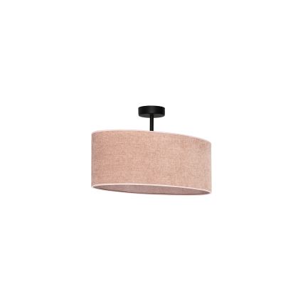 Duolla - Пристельова люстра OVAL 1xE27/15W/230V рожевий
