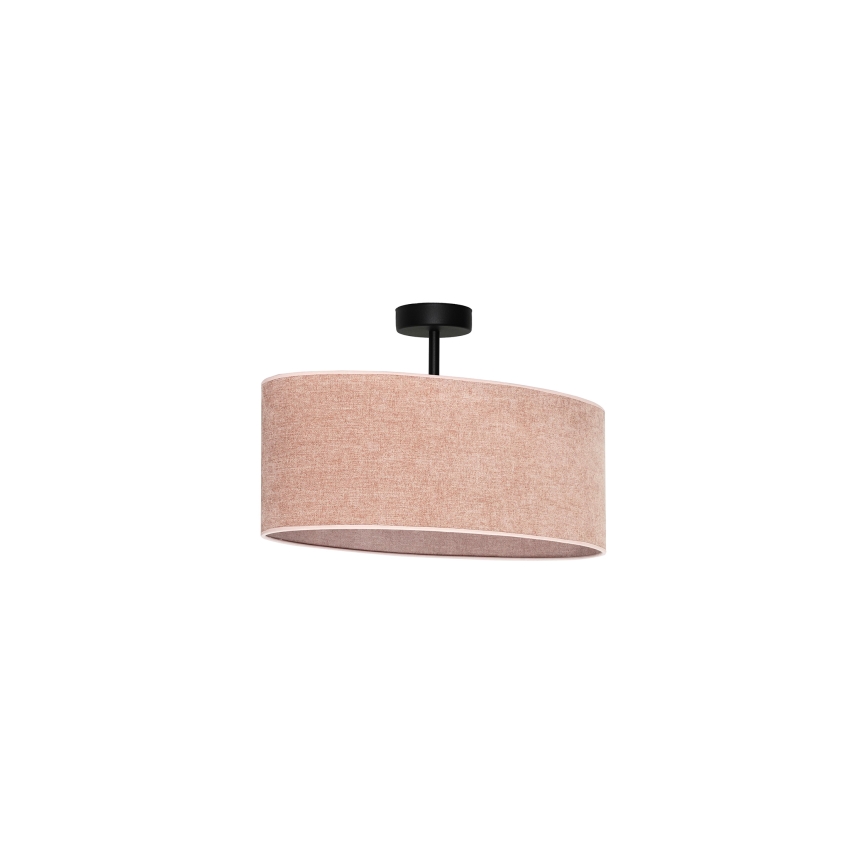 Duolla - Пристельова люстра OVAL 1xE27/15W/230V рожевий