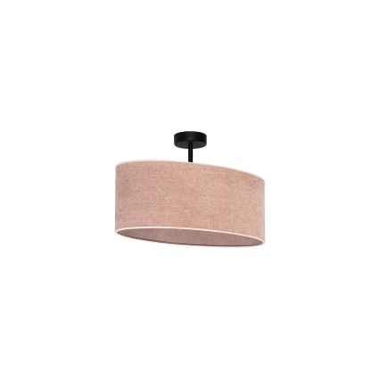 Duolla - Пристельова люстра OVAL 1xE27/15W/230V рожевий