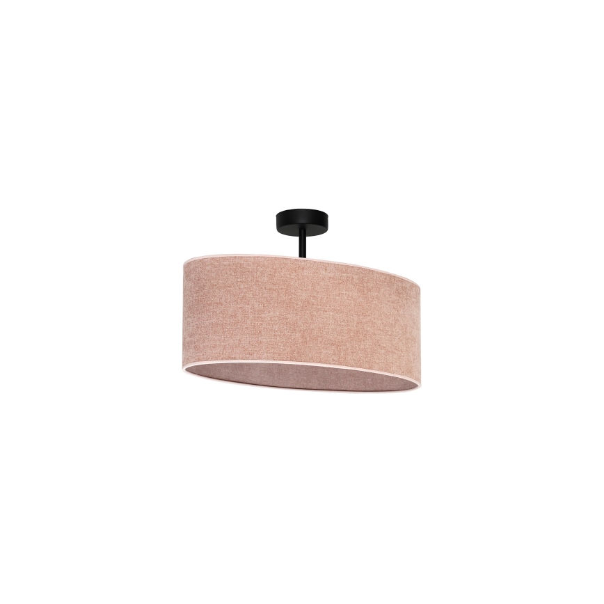 Duolla - Пристельова люстра OVAL 1xE27/15W/230V рожевий