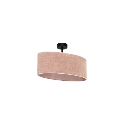 Duolla - Пристельова люстра OVAL 1xE27/15W/230V рожевий