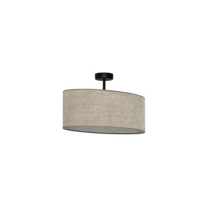 Duolla - Пристельова люстра OVAL 1xE27/15W/230V коричневий