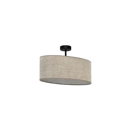 Duolla - Пристельова люстра OVAL 1xE27/15W/230V коричневий