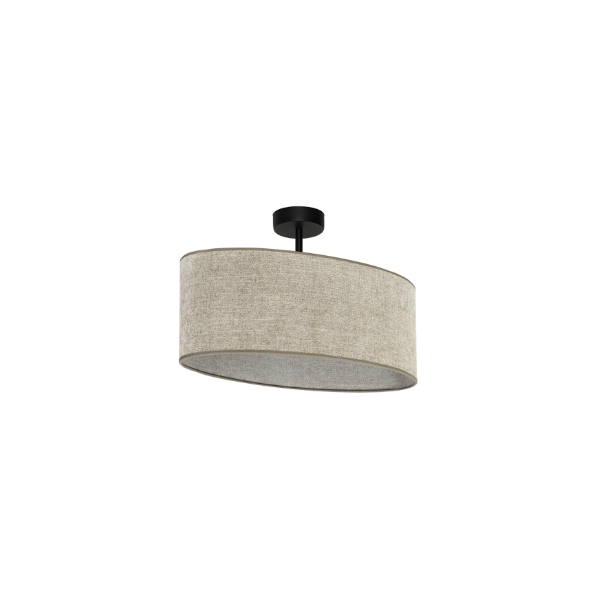 Duolla - Пристельова люстра OVAL 1xE27/15W/230V коричневий
