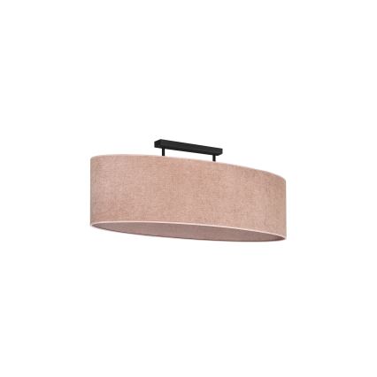 Duolla - Пристельова люстра OVAL 2xE27/15W/230V рожевий