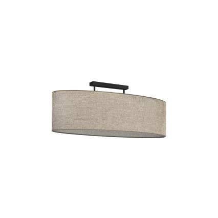 Duolla - Пристельова люстра OVAL 2xE27/15W/230V коричневий