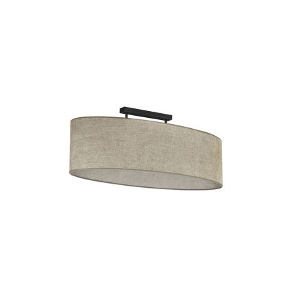 Duolla - Пристельова люстра OVAL 2xE27/15W/230V коричневий
