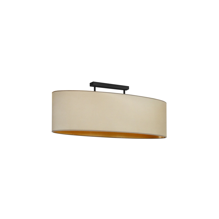 Duolla - Пристельова люстра OVAL VEGAN 2xE27/15W/230V бежевий