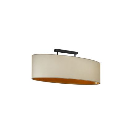 Duolla - Пристельова люстра OVAL VEGAN 2xE27/15W/230V бежевий