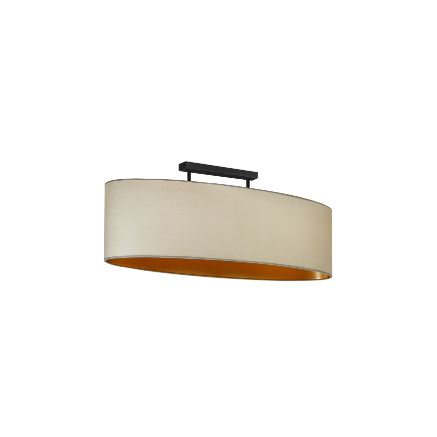 Duolla - Пристельова люстра OVAL VEGAN 2xE27/15W/230V бежевий