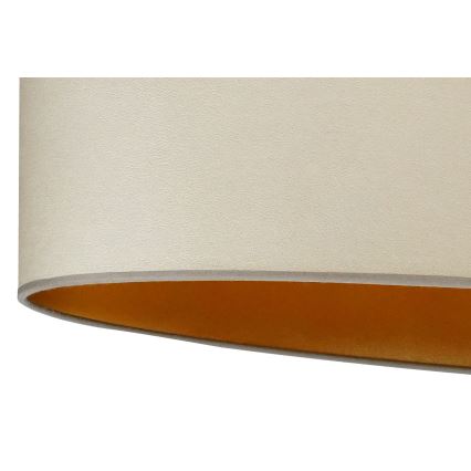 Duolla - Пристельова люстра OVAL VEGAN 2xE27/15W/230V бежевий