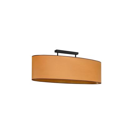 Duolla - Пристельова люстра OVAL VEGAN 2xE27/15W/230V коричневий