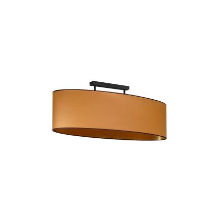 Duolla - Пристельова люстра OVAL VEGAN 2xE27/15W/230V коричневий