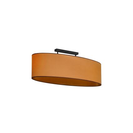 Duolla - Пристельова люстра OVAL VEGAN 2xE27/15W/230V коричневий