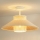 Duolla - Пристельова люстра RIO RATTAN 1xE27/15W/230V діаметр 45 см бежевий/ротанґ
