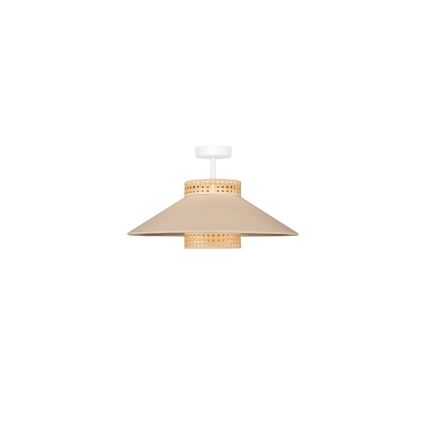 Duolla - Пристельова люстра RIO RATTAN 1xE27/15W/230V діаметр 45 см бежевий/ротанґ