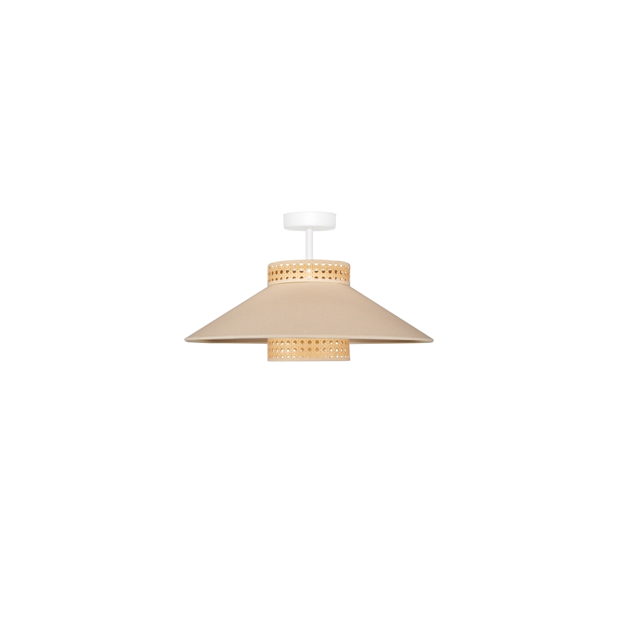 Duolla - Пристельова люстра RIO RATTAN 1xE27/15W/230V діаметр 45 см бежевий/ротанґ