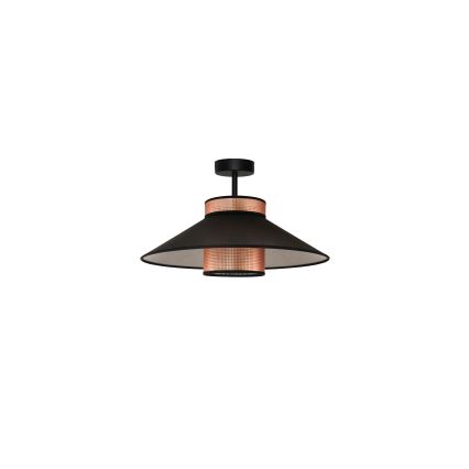 Duolla - Пристельова люстра RIO SHINY 1xE27/15W/230V діаметр 45 см чорний/мідний