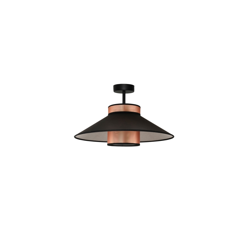 Duolla - Пристельова люстра RIO SHINY 1xE27/15W/230V діаметр 45 см чорний/мідний