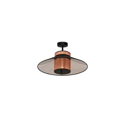 Duolla - Пристельова люстра RIO SHINY 1xE27/15W/230V діаметр 45 см чорний/мідний