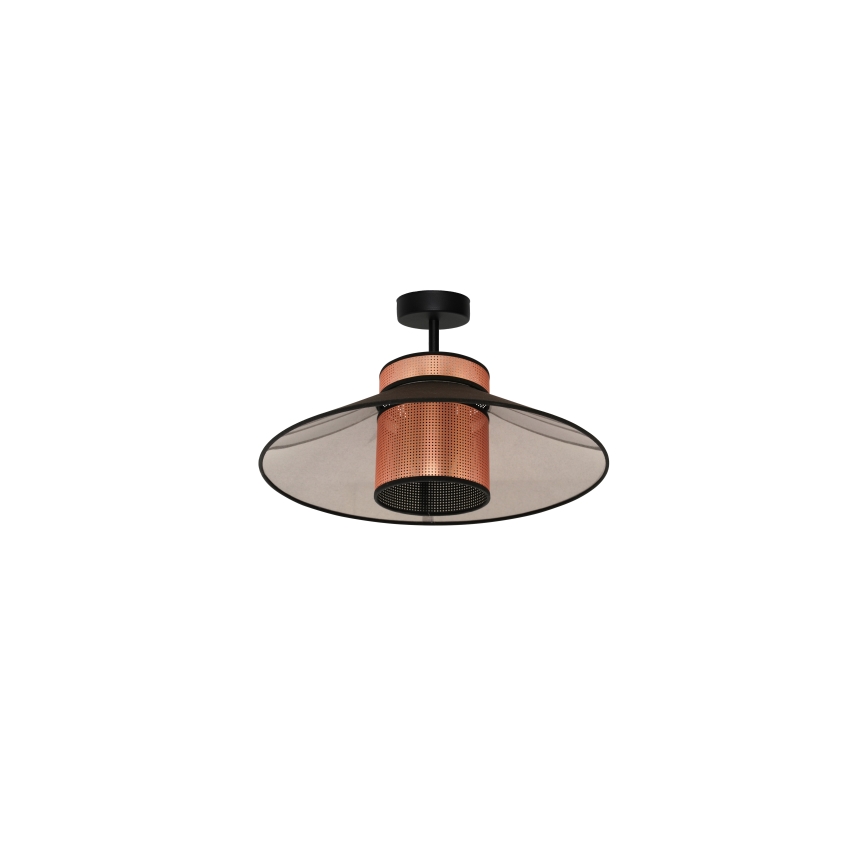 Duolla - Пристельова люстра RIO SHINY 1xE27/15W/230V діаметр 45 см чорний/мідний