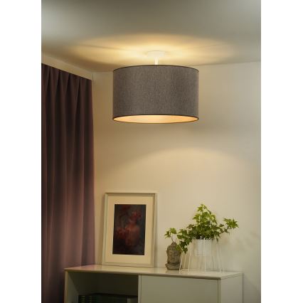 Duolla - Пристельова люстра ROLLER ECO RECYCLING 1xE27/15W/230V діаметр 45 см коричневий