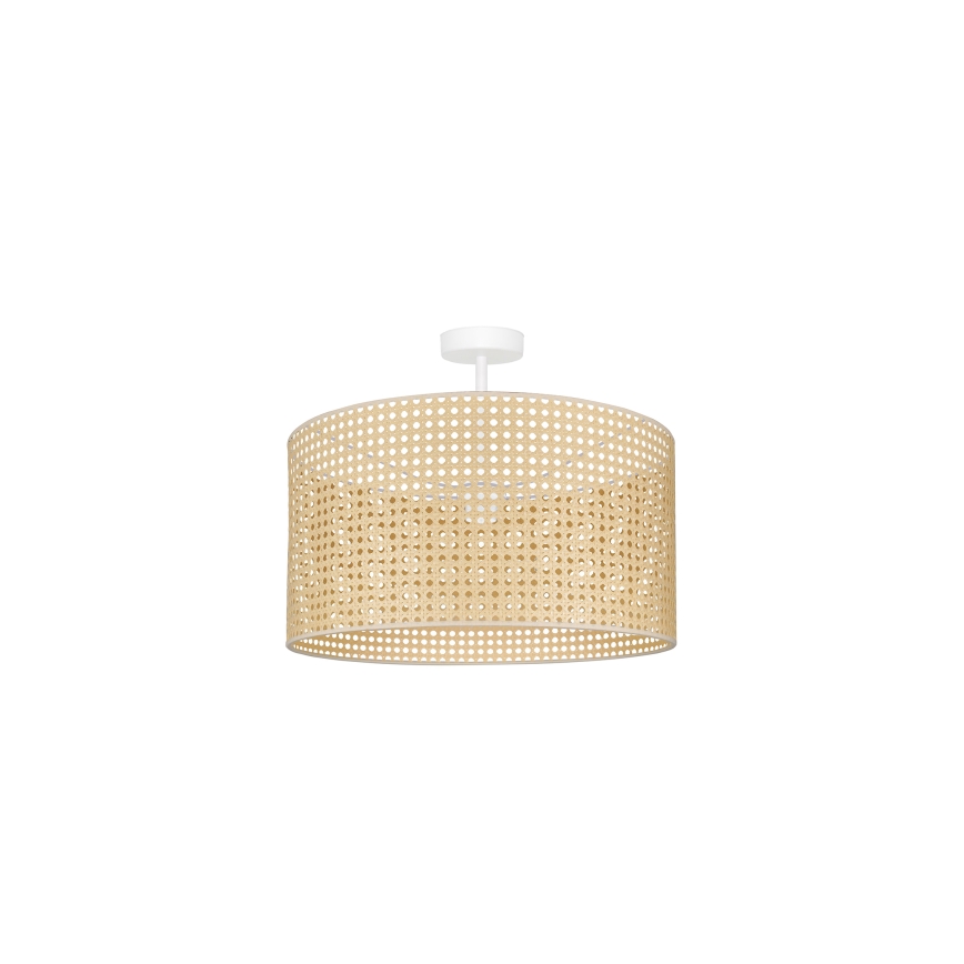 Duolla - Пристельова люстра ROLLER RATTAN 1xE27/15W/230V діаметр 45 см бежевий