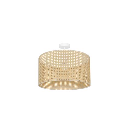 Duolla - Пристельова люстра ROLLER RATTAN 1xE27/15W/230V діаметр 45 см бежевий