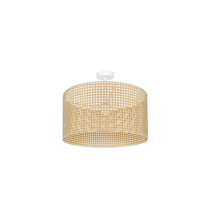 Duolla - Пристельова люстра ROLLER RATTAN 1xE27/15W/230V діаметр 45 см бежевий