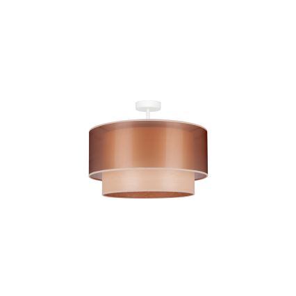 Duolla - Пристельова люстра WOOD BOHO 1xE27/15W/230V діаметр 45 см мідний/бежевий