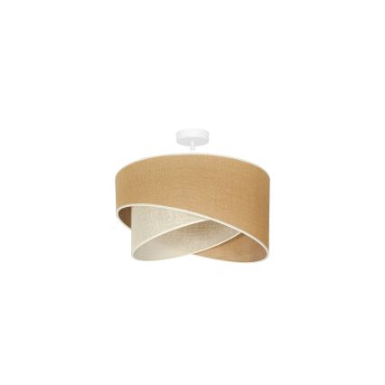 Duolla - Пристельова люстра YUTE CELLO 1xE27/15W/230V діаметр 45 см коричневий/сірий