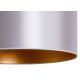 Duolla - Подвесная люстра CANNES 1xE27/15W/230V диаметр 50 см серебряный/медь