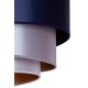 Duolla - Потолочный светильник TRIO 3xE27/15W/230V диаметр 60 см синий/серебряный/медь