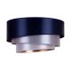 Duolla - Потолочный светильник TRIO 3xE27/15W/230V диаметр 60 см синий/серебряный/медь
