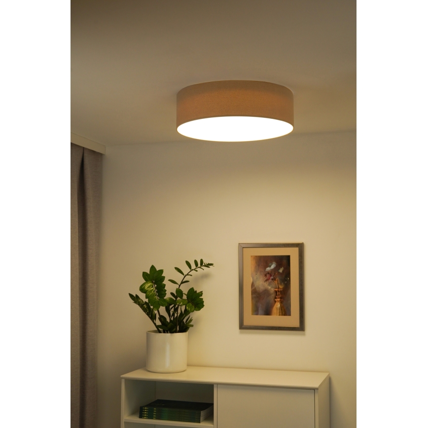 Duolla - Стельовий LED світильник CORTINA LED/26W/230V діаметр 30 см 4000K бежевий