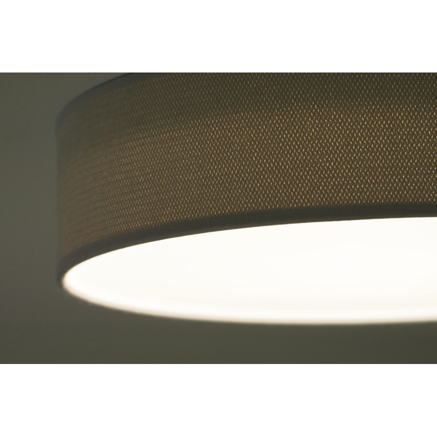 Duolla - Стельовий LED світильник CORTINA LED/26W/230V діаметр 30 см 4000K сірий