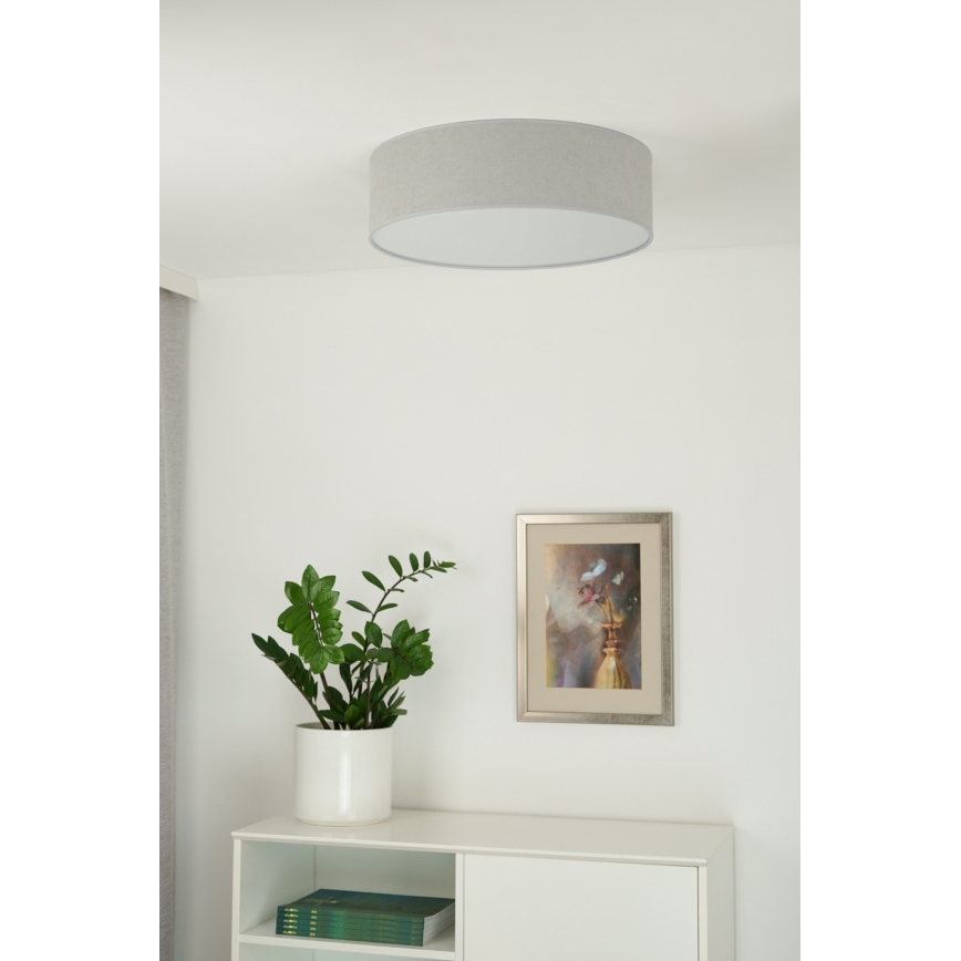 Duolla - Стельовий LED світильник CORTINA LED/26W/230V діаметр 30 см 4000K сірий